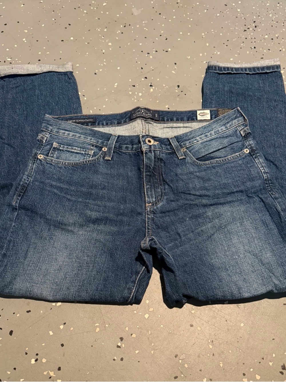 Lucky Brand Sienna Slim Boyfriend Medium Wash Jeans